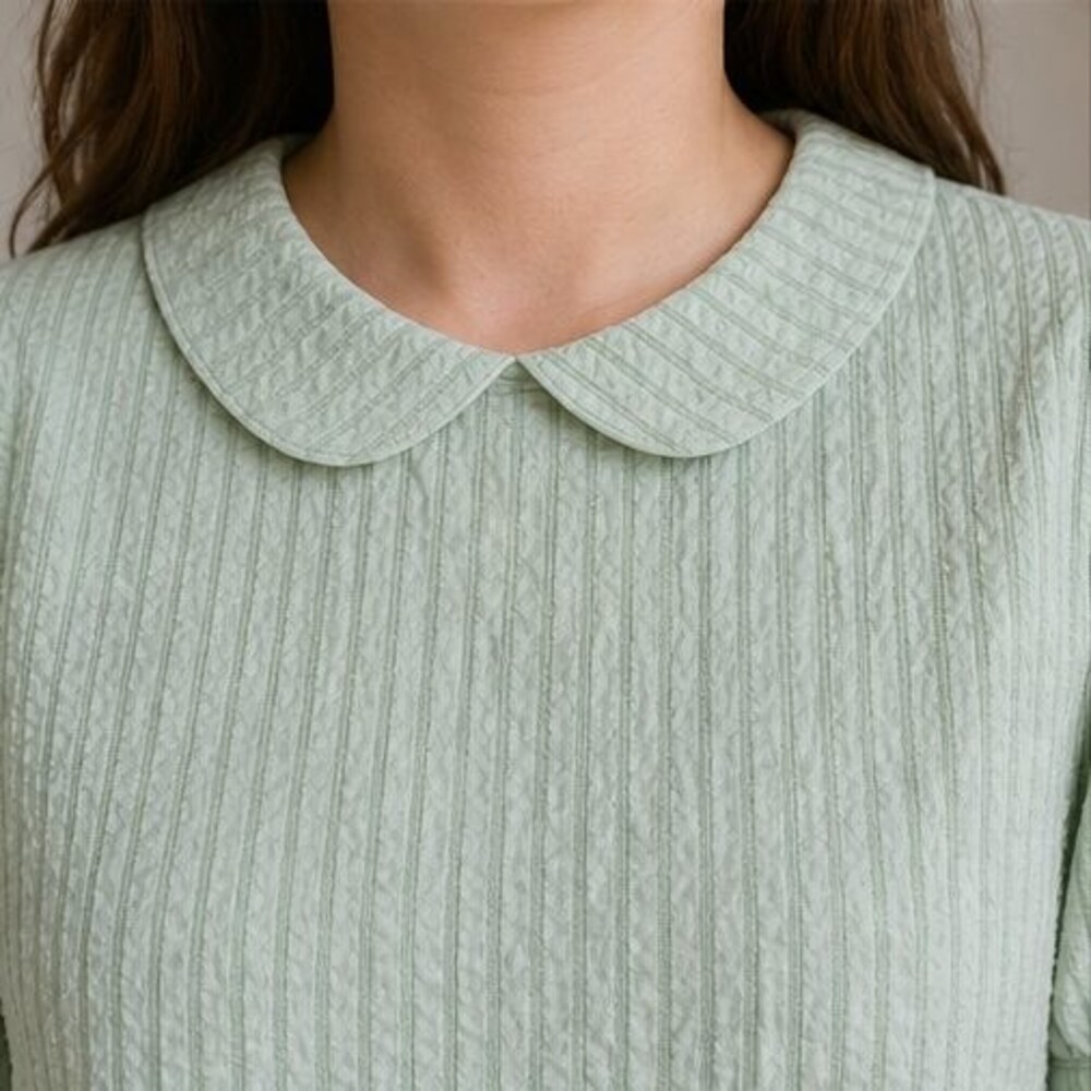Rust Puff Sleeve Top - Picture 4 of 6